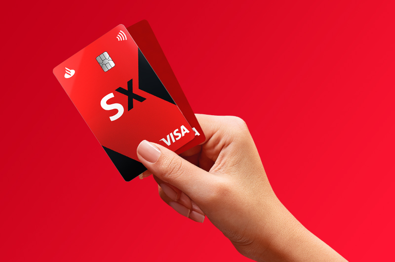 Cartão Santander SX: inovador, moderno e prático