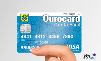 Cartão Ourocard pré-pago recarregável